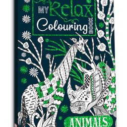 My Relax Animal Colouring Book Animal Themed Coloring Activity Book for Kids Fun and Creative - Language-English-11