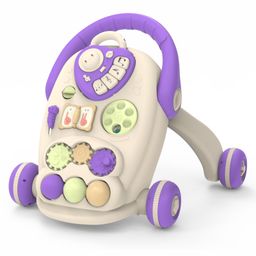 Aditi Toys Happy Feet Baby Walker for 9+ Months, Adjustable Speed, Anti-Slip Wheels, Music & Activity Center, BPA-Free, Stable Design with Water Tank, Interactive Push Walker for Baby Kids (Purple)-12