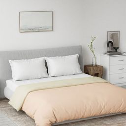 DDecor Spectrum Pink & Beige Reversible AC Room 180 GSM Cotton Double Bed Quilt-picture-31