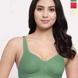 college girl College Women Pack of 3 Full Coverage Lightly Padded Minimizer Bra-picture-40