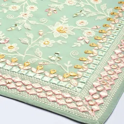 House of Pataudi Embroidered Dupatta with Sequinned Jashn Details image 3