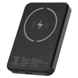 Stuffcool Click 5000mAh Magnetic Wireless Powerbank (Black)-image-10