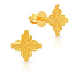 Malabar Gold & Diamonds 22k Yellow Gold Stud Earrings For Women-image-67
