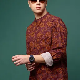 SHOWOFF Men Standard Slim Fit Opaque Printed Casual Shirt-image-54