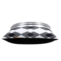 ANS Black & White Set of 3 Geometric Square Cushion Covers image 3
