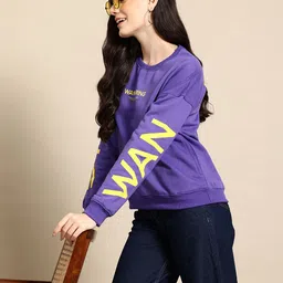 Mast & Harbour Women Printed Sweatshirt-picture-30