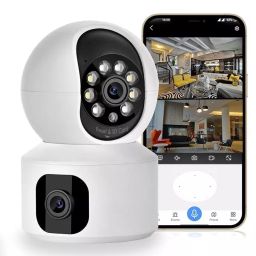 CAMLEIGH Two-Way Audio Dual Lens IP Camera Wi-fi 3 MP 360° with Night Vision & Motion Sensor image 2