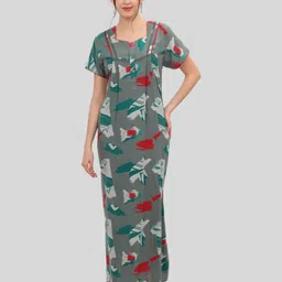 Glamoras Printed Maxi Nightdress-picture-20