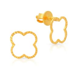 Malabar Gold & Diamonds 22k Yellow Gold Stud Earrings For Women-image-70