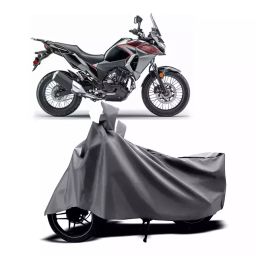 Auto Pearl Two Wheeler Cover with Bag for Kawasaki Versys X 300, Silver-image-22