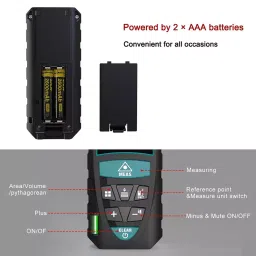 Themisto TH-M81 Laser Distance Meter 50 m Range With Backlit LCD and Pythagorean Mode image 2