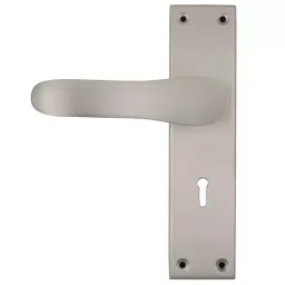 Link 2005-KY-1001-BL-BNM 200 mm Mild Steel Brushed Nickle Finish Mortise Lock Set-35