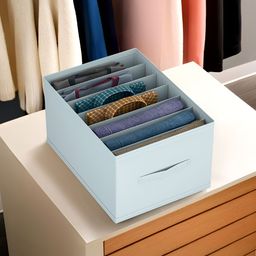 Aura Grey Set of 1 Regular Drawer Organiser Organisers-2