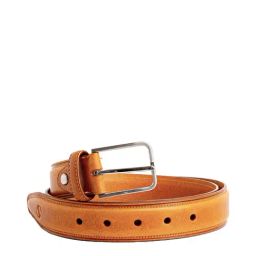 James Aston Tan Leather Waist Belt for Men-image-73