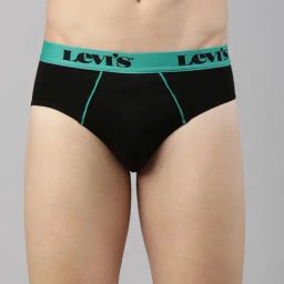 Levi's 065 Jet Black Cotton Regular Fit Briefs-picture-19