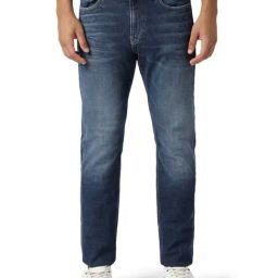 Calvin Klein Jeans Tapered Fit Denim Dark Jeans-image-59