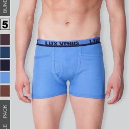 LUX Venus Assorted Cotton Pocket Trunks - Pack of 5-picture-45