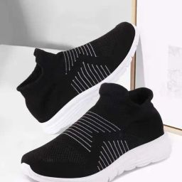 Fausto Men's Black Walking Shoes-image-66