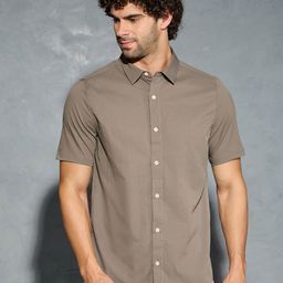 Technosport Men Classic Slim Fit Opaque Casual Shirt-image-67