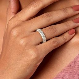 Mia by Tanishq 925 Sterling Silver Ring for Women-picture-1
