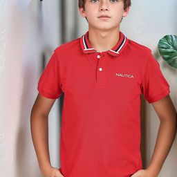 Nautica Boys Polo Collar T-shirt-image-63