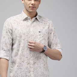 Arrow Manhattan Slim Fit Ethnic Motifs Printed Pure Cotton Casual Shirt-image-45
