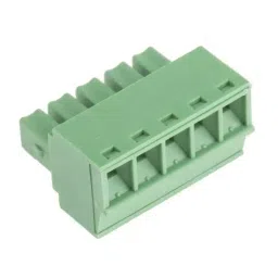 RS PRO 5 Way Pluggable Terminal Block 3.81 mm Pitch Screw Termination, 1444073 image 3