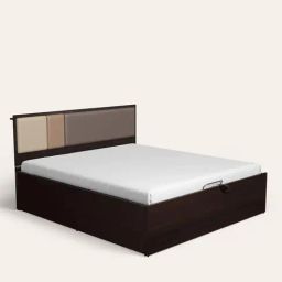 Godrej Interio Upmods Trio Engineered Wood King Hydraulic Bed - Cinnamon, Knock Down-image-18