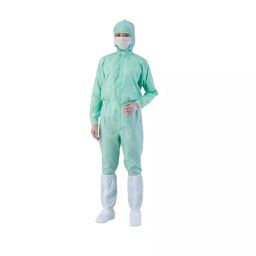 AS ONE Contamination Prevention Hood Integrated Jumpsuit AS1403 5L Size Green-image-58