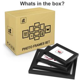 Art Street A4 Document Photo Frame Set of 2 Black Photo Frames for Home and Office decoration (Photo Size 8 x 12 Inches) image 5