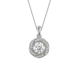 Emori Swirl Diamond Pendant-image-23