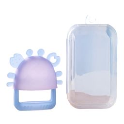 Adore Li'l Octo Silicone Glove Teether with Storage Case - Blue-26