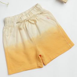 Milou Cotton Ombre  Bio Washed Shorts - Yellow-image-53