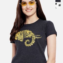 Dreambe Women Pack Of 2 Mickey Mouse Graphic Printed Round Neck Cotton T-shirts-image-118