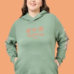 AUSTIVO Women Plus Size Graphic Printed Hooded Sweatshirt-image-29