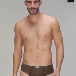 AMUL COMFY Men Pack Of 2 Assorted Mid-Rise Basic Briefs AC-CBRIIE-ASST-S-2PC-image-2