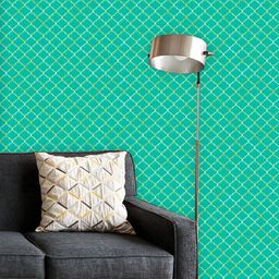 ArtzFolio Printed UV-Resistant Anti-Bacterial Quatrefoil Art Peel & Stick Wallpaper-image-69