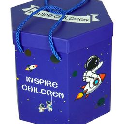 Azhari Hexagonal Box 83 Pcs Space Theme Children Delux Art and Craft Supplied Foldable Set Pack of 1 image 5