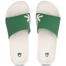 United Colors of Benetton Men's Green Slides-picture-25