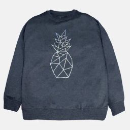 Kiddopanti Kids Grey Melange Printed Full Sleeves Sweatshirt-image-15