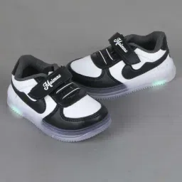 Priaansha Kids Black & White Casual Sneakers-image-23