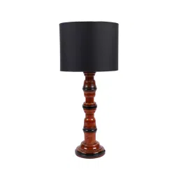 Tucasa NTU-189 B-22 Table Lamp with Wood Base (Beige)-13