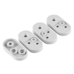 RS PRO ABS Mounting Bracket for Use with 1920695, 48.8x23.9x8.1mm, 2006742-88