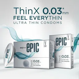Manforce Set of 4 Epic ThinX Ultra Thin Condoms - 10 Units Each image 3