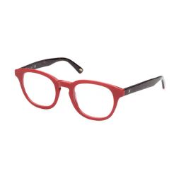 Web Eyewear Red Oval Eye Frames for Men-picture-44