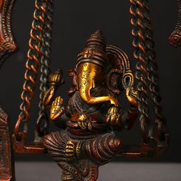 Exotic India Brown Religious Idol Showpiece-image-19
