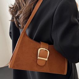 LULU & SKY PU Structured Shoulder Bag image 4