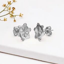 GIVA 92.5 Sterling Silver Flower Earrings for Women-image-61