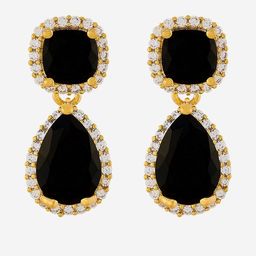 Kushal's Fashion Jewellery Gold-Plated Contemporary Drop Earrings-picture-39