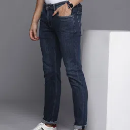 Louis Philippe Jeans Men Slim Fit Heavy Fade Stretchable Jeans-image-6